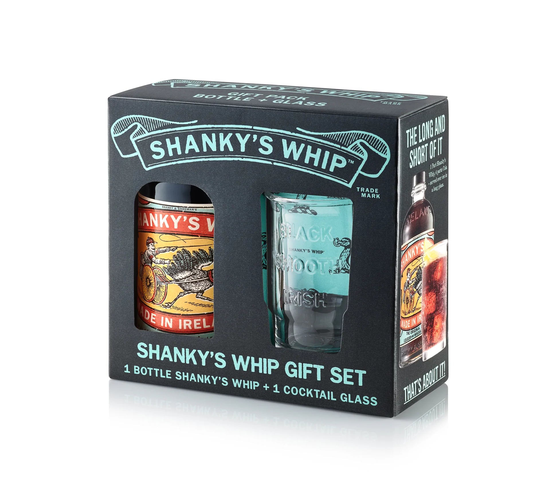 Shanky's Whip Gift Pack: 70cl + Drinking Glass
